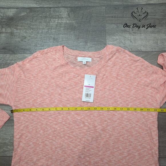 New Directions Palm Life Long Sleeve Sweater Size M - Picture 3 of 5